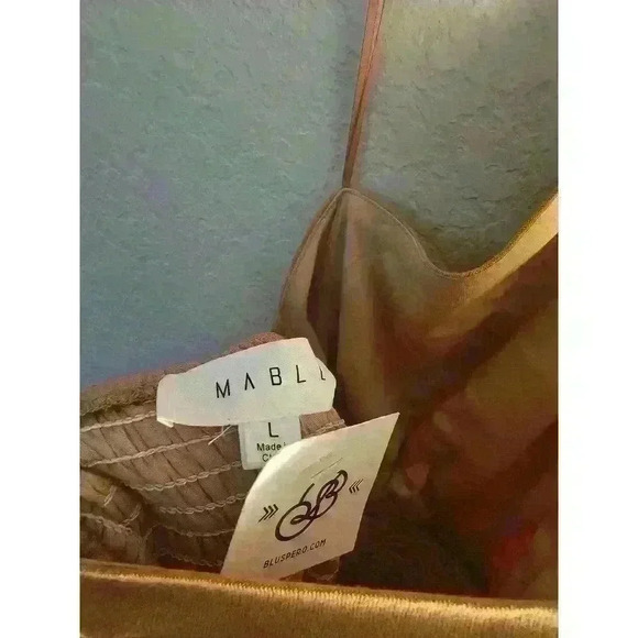 HALTER MINI DRESS WITH SMOCKED SKIRT - Picture 4 of 5